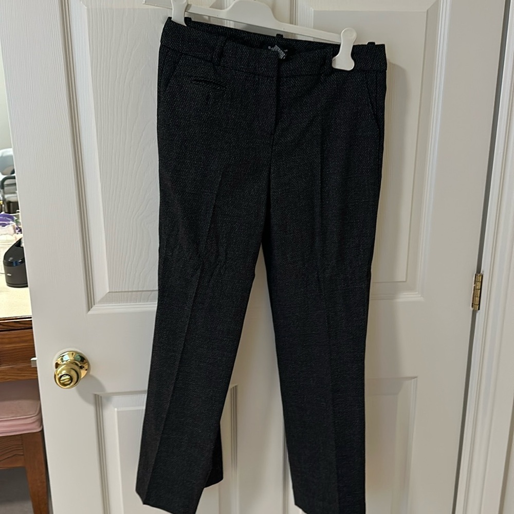 Black wool dress pants